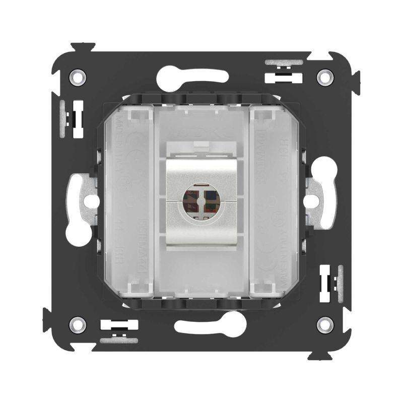  Розетка компьютерная 1-м СП Avanti "Белое облако" RJ45 кат.6 без шторок экранир. механизм DKC 4400793 фото в каталоге от BTSprom.by