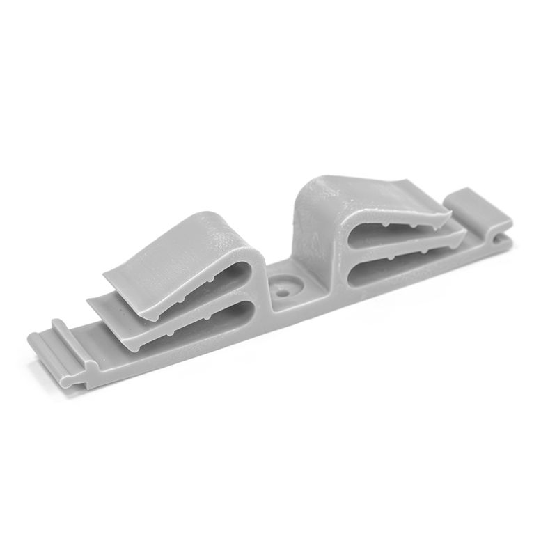 держатель круглого кабеля двусторонний для прямого монтажа на 12 мест сер. (уп.25шт) промрукав pr08.26526 от BTSprom.by