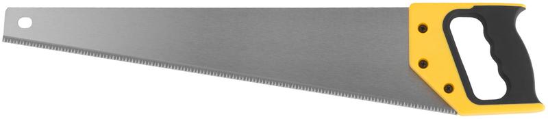  Ножовка по дереву средний каленый зуб 7 ТPI 3D заточка пласт.прорезиненная ручка профи 500мм FIT 40450 фото в каталоге от BTSprom.by