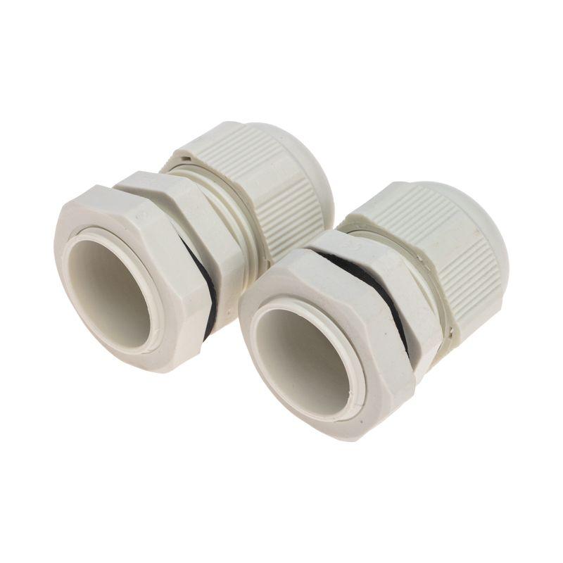  Ввод кабельный PG-16 (10-14мм) сер. комплект (уп.2шт) Rexant 07-8016-A2 фото в каталоге от BTSprom.by