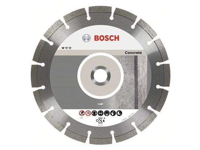 алмазный круг 180х22 мм по бетону сегмент. standard for concrete bosch ( сухая резка) от BTSprom.by