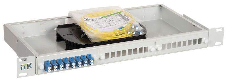 кросс укомплектованный 1u sc (simplex) 16 портов (os2) itk fobx24-1u-16scus09 от BTSprom.by