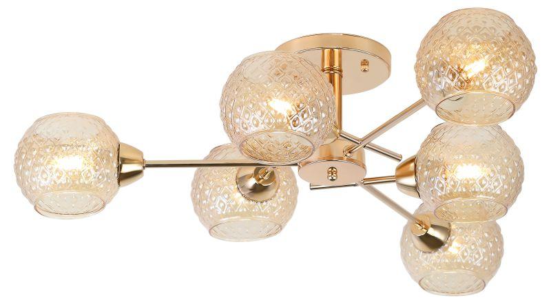 люстра 3090-306 amalia 6х40вт e27 модерн rivoli б0050816 от BTSprom.by