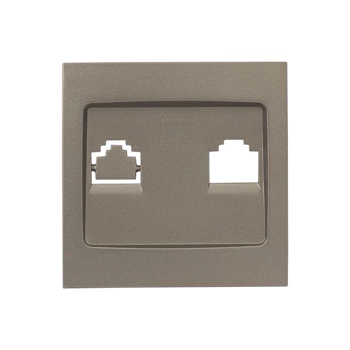 панель лицевая валенсия для розетки 1-м rj-45 кашемир proxima ekf esk01-l-035-40 от BTSprom.by