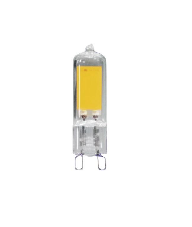 лампа светодиодная pled-g9 cob 3вт 3000к тепл. бел. g9 240лм 220в силикон d13.6х50мм jazzway 5015326 от BTSprom.by