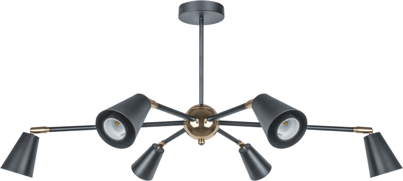 светильник 80 439 nlf-c-051-01 потолочный черн. золото navigator 80439 от BTSprom.by