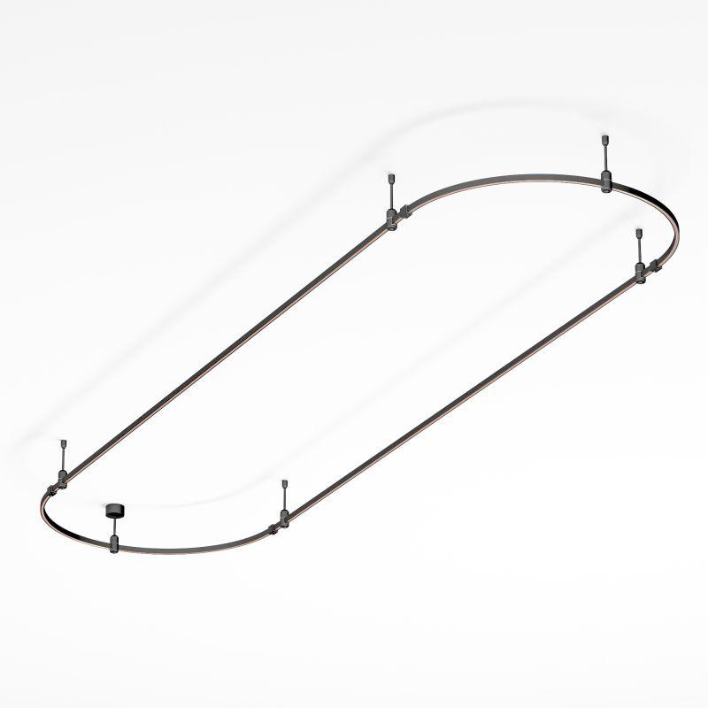 трек art-apriori-oval-rod-200-3000х1000 bk ip20 метал. arlight 048507 от BTSprom.by