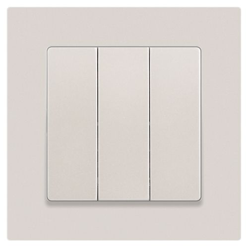  Выключатель 3-кл. СП Accent 6-106-06 10А IP20 250В AL/CU перламутр. Intro Б0063542 фото в каталоге от BTSprom.by