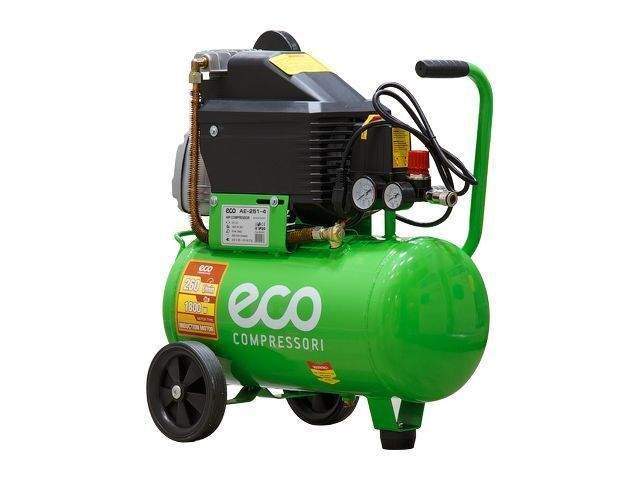компрессор eco ae-251-4 (260 л/мин, 8 атм, коаксиальный, масляный, ресив. 24 л, 220 в, 1.80 квт) от BTSprom.by