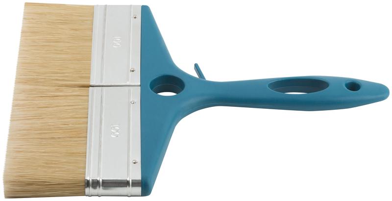  Кисть флейцевая "Атлант" натуральная светлая щетина пластиковая ручка 8дюйм (200мм) FIT 01250 фото в каталоге от BTSprom.by