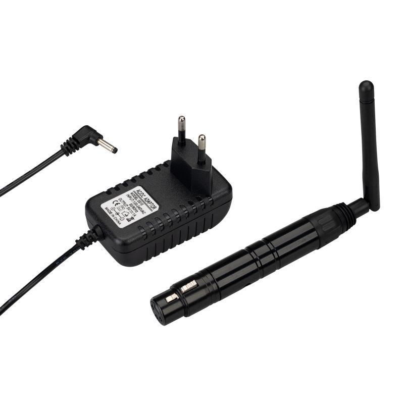 усилитель smart-dmx-receiver black (5в xlr3 male 2.4g) (ip20 металл) arlight 028417 от BTSprom.by