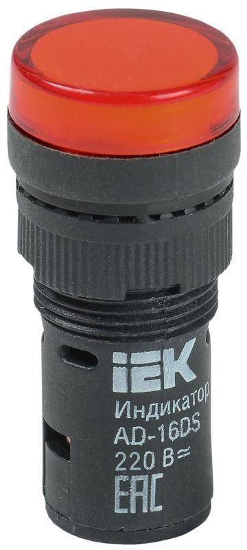 лампа светосигнальная ad16ds d16мм 230в ac красн. karat iek bls10-adds-230-k04-16 от BTSprom.by