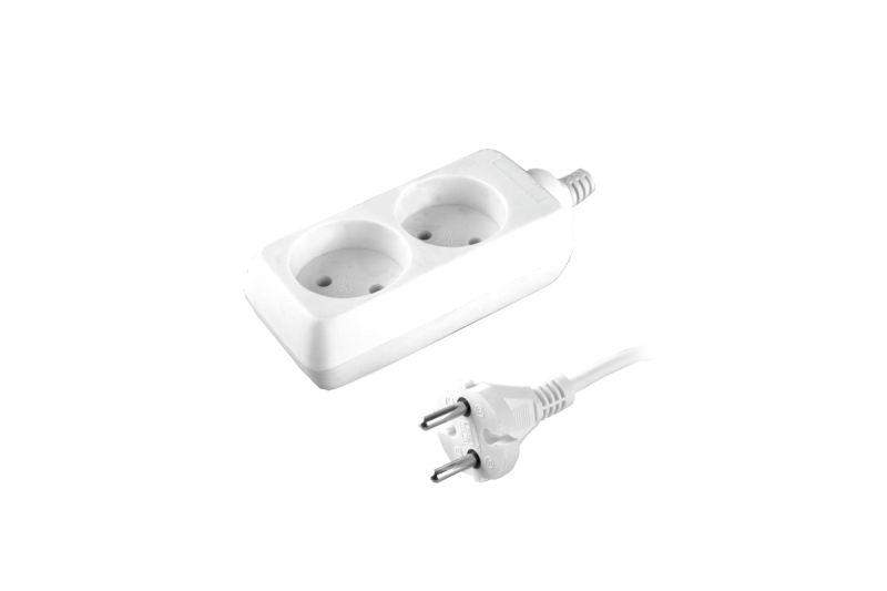 удлинитель 2х1.5м без заземл. 10а ip20 s 2х1.5 2.2квт volsten 9296 от BTSprom.by