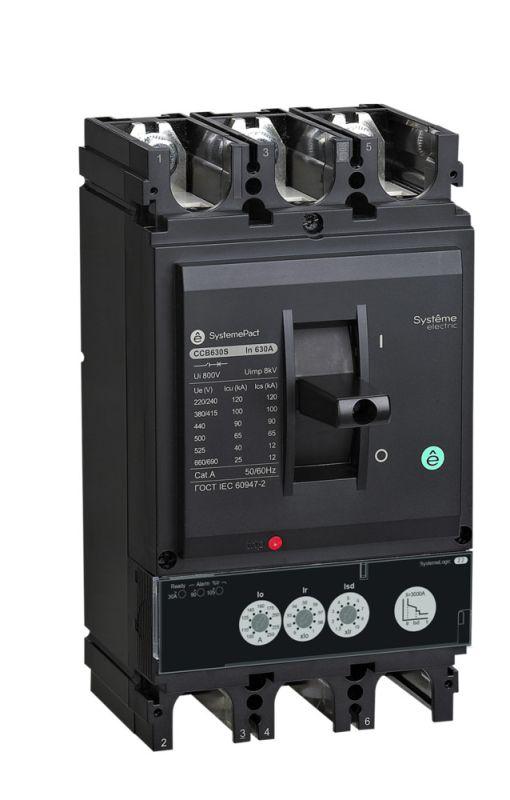 выключатель автоматический systemepact ccb400 50ка 3p3d s2.3 400а рычаг se spc400n40023l3df от BTSprom.by