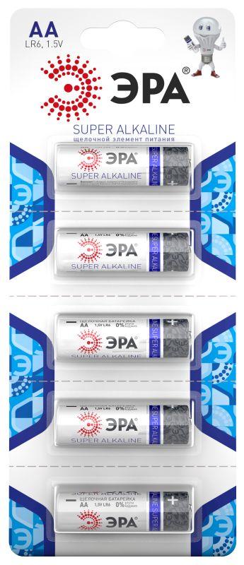 элемент питания алкалиновый aa/lr6 lr6-5bl strip (блист.5шт) эра б0014475 от BTSprom.by