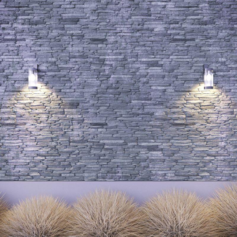  Светильник Clio 1х60Вт E27 IP54 76х133х298мм НТУ садово-парковый на стену вниз GAUSS GD018 фото в каталоге от BTSprom.by