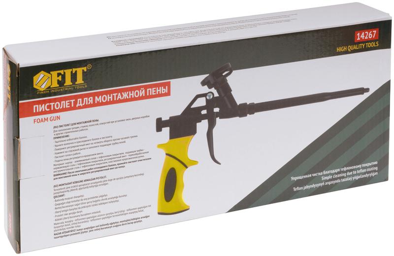  Пистолет для монтажной пены профи тефлоновое покрытие FIT 14267 фото в каталоге от BTSprom.by