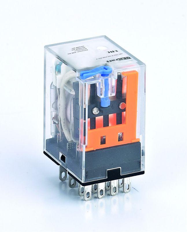 реле промежуточное пр-102 3а 6в dc 4 конт. с led-индикацией и test фукц. dekraft 23801dek от BTSprom.by