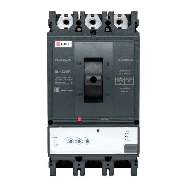  Выключатель автоматический 3п 400/250А 45кА ВА-99C Compact NS PROxima EKF mccb99C-400-250 фото в каталоге от BTSprom.by