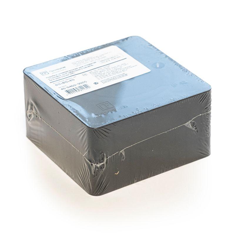  Коробка универсальная для кабель-канала 40-0460 безгалогенная (HF) 85х85х45 черн. Промрукав 40-0460-9005 фото в каталоге от BTSprom.by