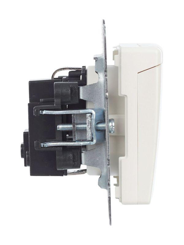  Розетка BRITE РСбш10-3-БрЖ 16А IP20 с заземл. защ. шторки с крышкой механизм жемчуж. IEK BR-R16-16-K36 фото в каталоге от BTSprom.by