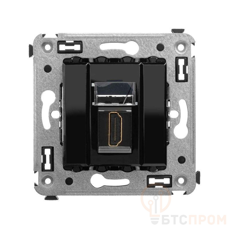 Розетка HDMI 1-м СП Avanti "Черный квадрат" тип А-А DKC 4402253 фото в каталоге от BTSprom.by  Розетка HDMI 1-м СП Avanti "Черный квадрат" тип А-А DKC 4402253 фото в каталоге от BTSprom.by