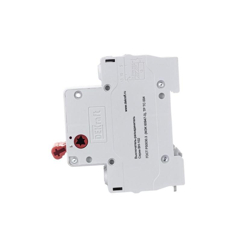  Выключатель-разъединитель 3п 63А ВН-102 DEKraft 17011DEK фото в каталоге от BTSprom.by