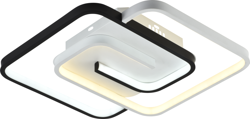 светильник светодиодный jenny 6102-101 66вт 3950к-4400к потолочн. модерн с пультом rivoli б0059009 от BTSprom.by