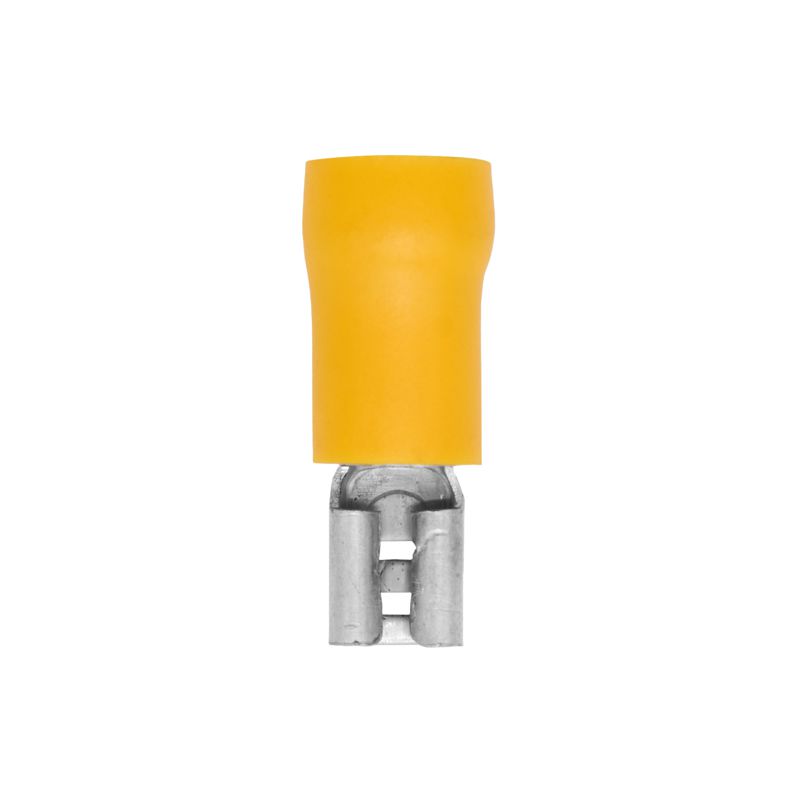 Наконечник изол. "розетка" 2.5-6кв.мм А=4.8х0.8мм желт. (уп.50шт) DKC 2C01P фото в каталоге от BTSprom.by