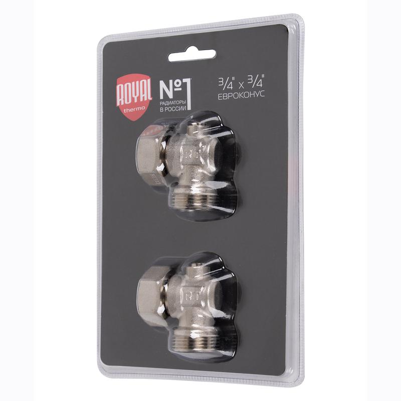  Набор нижнего подключения угловой раздельный 3/4х3/4ЕК Royal Thermo НС-1353996 фото в каталоге от BTSprom.by