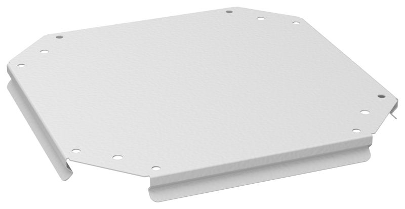 крышка ответвителя осн.80 l309 сталь 0.8мм ral 9016 esca 5 iek es5-krd-080-08-rga от BTSprom.by