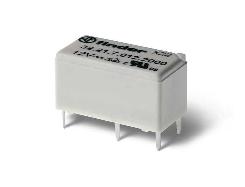 реле субминиатюрное электромеханич. монтаж на печатную плату 1no 6а agsno2 12в dc (чувствит.) влагозащ. rtiii finder 322170124300 от BTSprom.by