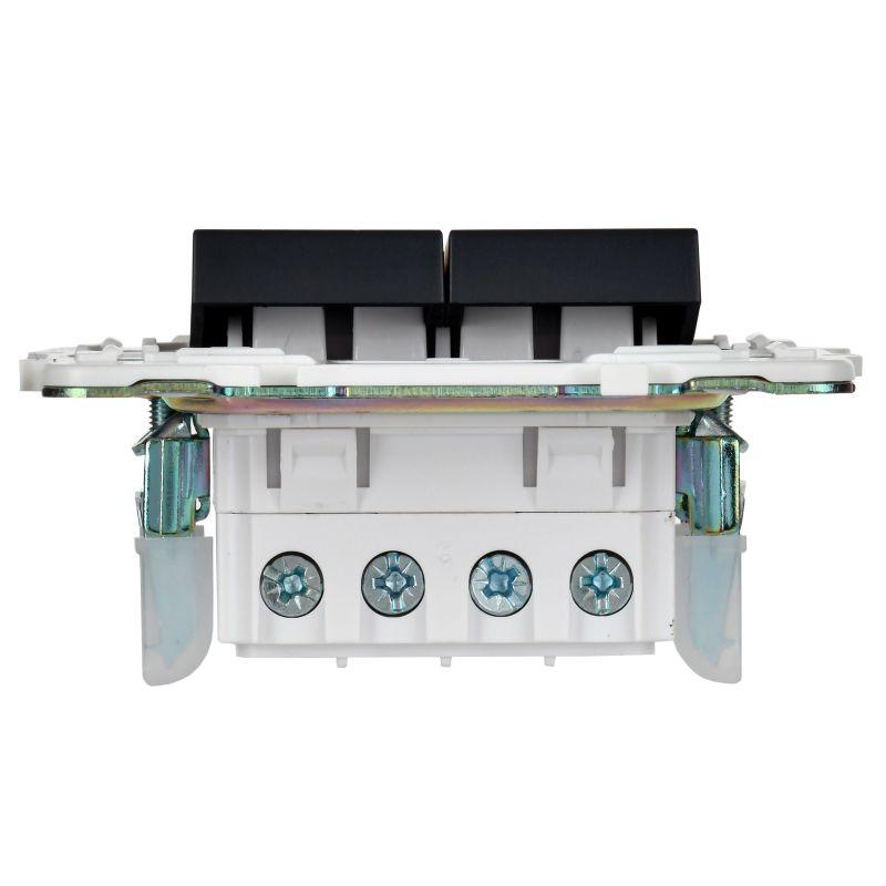  Выключатель перекрестный 2-кл. SKANDY 10А SK-V06G графит IEK SK-V23-0-10-K53 фото в каталоге от BTSprom.by