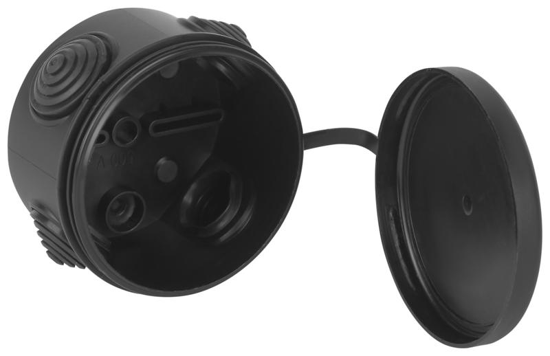  Коробка Тусо распаячная для ОП 80х50мм УХЛ1 черн. Ruvinil 67025МЧ фото в каталоге от BTSprom.by