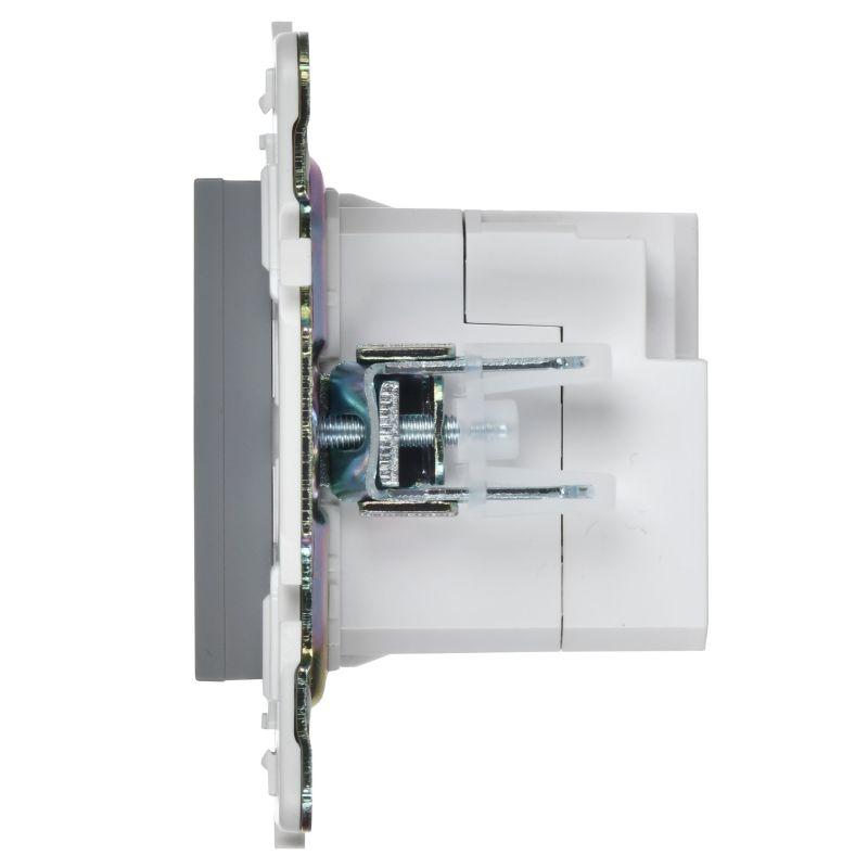  Розетка USB A+C 3.1А SKANDY SK-R14Gr сер. IEK SK-U22-D31-K03 фото в каталоге от BTSprom.by