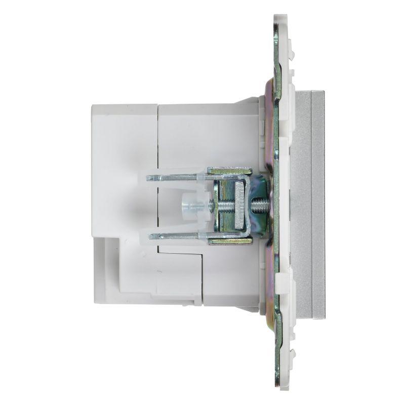  Розетка USB A+C 3.1А SKANDY SK-R14S серебр. IEK SK-U22-D31-K23 фото в каталоге от BTSprom.by