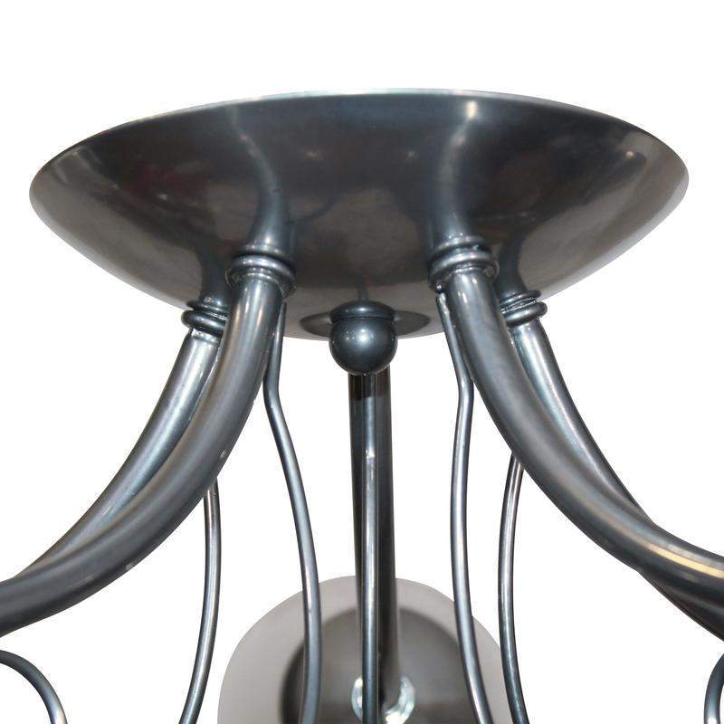  Светильник "Веста" 151 (плафон П0477) НПБ 01-5х60-119 Е27 ИУ хром Элетех 1005404465 фото в каталоге от BTSprom.by