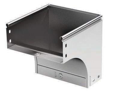 Угол для лотка вертикальный внешний 90град. 150х80 CDV 90 в компл. с крепежн. элемент. цинк-ламель DKC 37373KZL от BTSprom.by