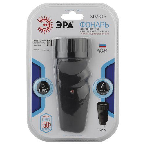  Фонарь аккумуляторный SDA30M 5LED эконом Эра Б0020022 фото в каталоге от BTSprom.by