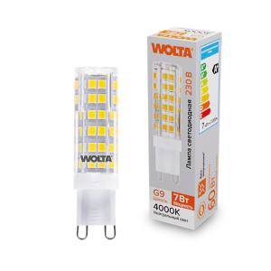 лампа светодиодная 7вт 4000к g9 wolta wstd-jcd-7w4kg9-c от BTSprom.by