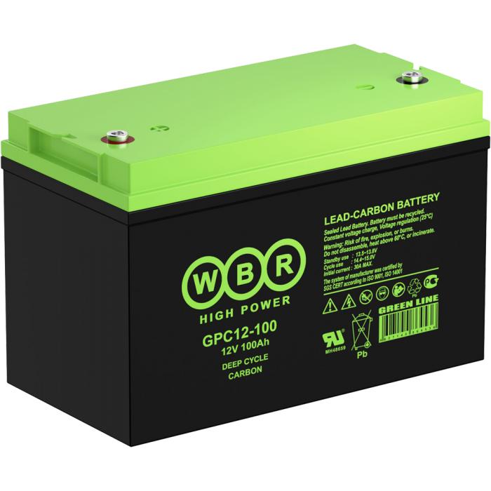  Аккумулятор тяговый 12В 100А.ч WBR GPC12-100 WBR фото в каталоге от BTSprom.by