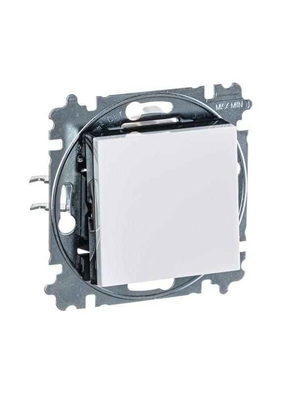  Переключатель 1-кл. СП Levit IP20 бел./дым. черн. ABB 2CHH590645A6062 фото в каталоге от BTSprom.by