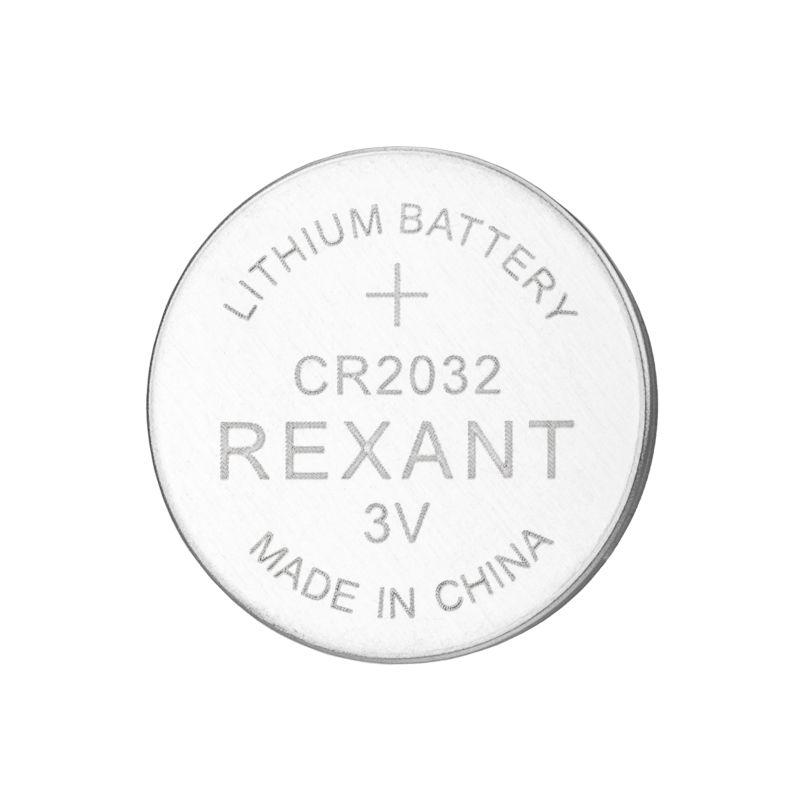 элемент питания литиевый cr2032 3в (блист.5шт) rexant 39-1108 от BTSprom.by