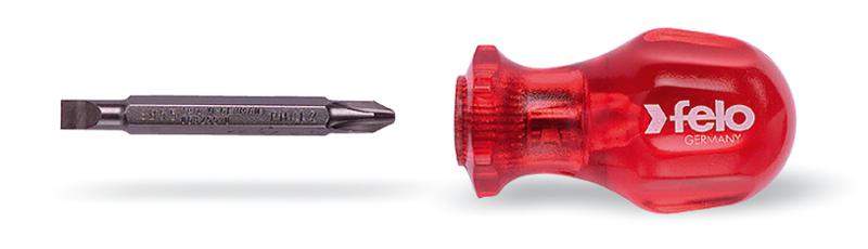 Отвертка с двухсторонней битой Stubby SL5.5/PH2 60мм Felo 46926010 фото в каталоге от BTSprom.by  Отвертка с двухсторонней битой Stubby SL5.5/PH2 60мм Felo 46926010 фото в каталоге от BTSprom.by