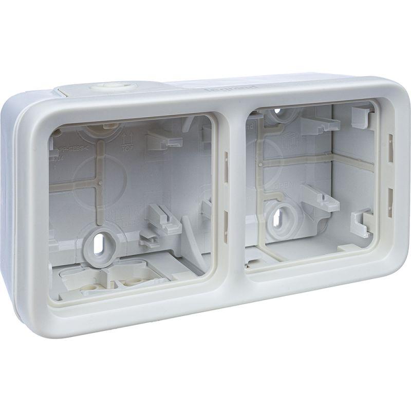  Коробка установочная ОП 2-м Plexo горизонт. бел. Leg 069690 фото в каталоге от BTSprom.by