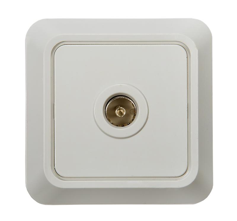 розетка телевизионная tv оп bolleto 7027 16а ip20 бел. asd / in home 4680005959815 от BTSprom.by