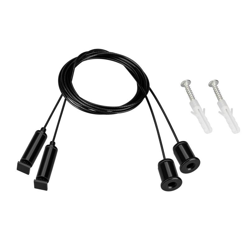 подвес arl-s-2x2m set black (pad 9х2мм) метал. arlight 042735 от BTSprom.by