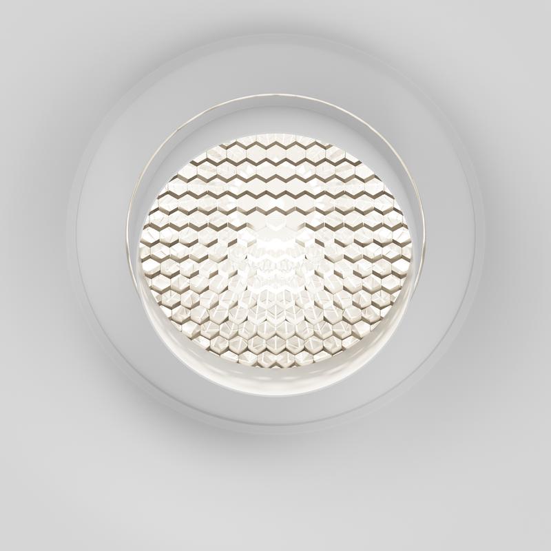  Светильник Gyps Modern 10Вт GU10 встраив. Maytoni DL006-GU10-RD-W фото в каталоге от BTSprom.by