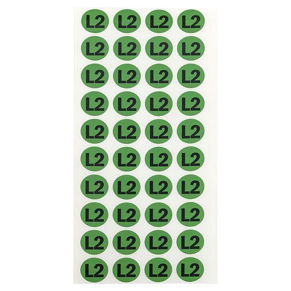  Наклейка "L2" d20мм PROxima EKF an-2-15-1 фото в каталоге от BTSprom.by