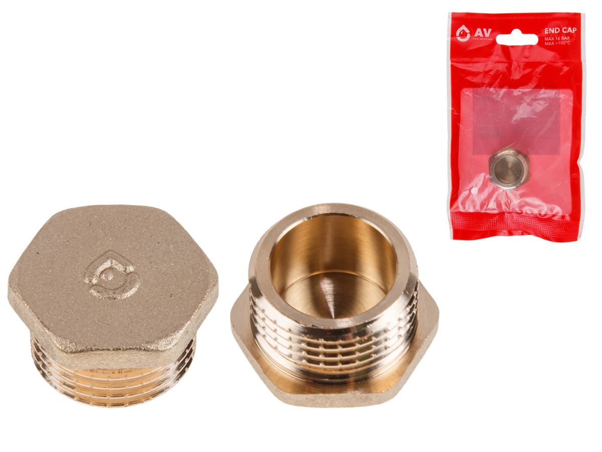 заглушка 1/2" нар., av engineering (инд. упак.) ave310002 от BTSprom.by